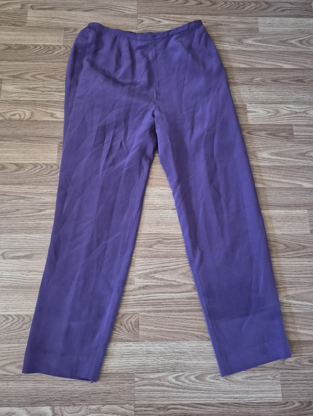 Patrick Collection Women's Purple Silk Pants